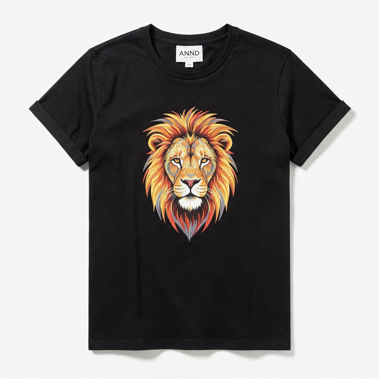 Lion T-shirt Black