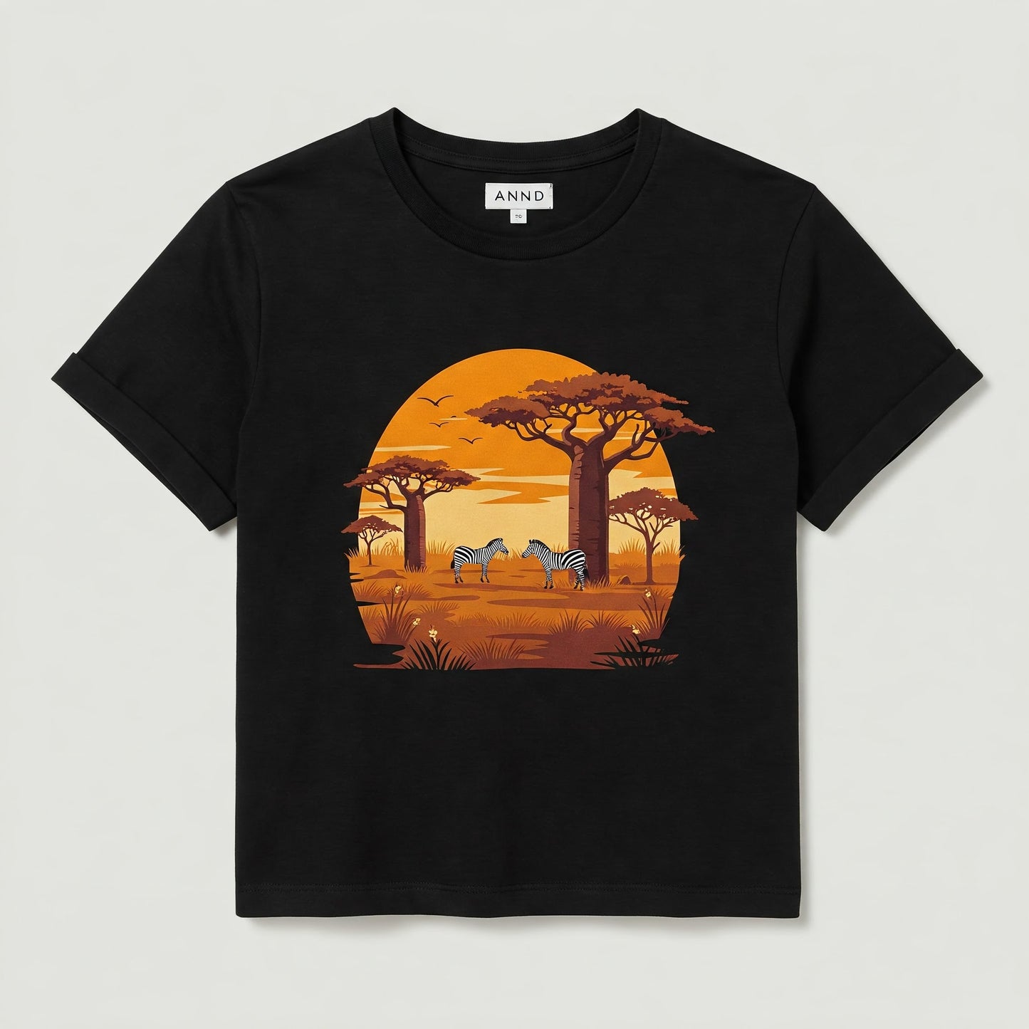 Savane T-shirt Black Kids