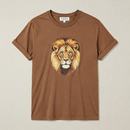 Lion T-shirt Sable