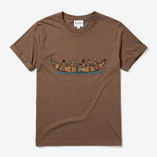 Pirogue T-shirt Sable