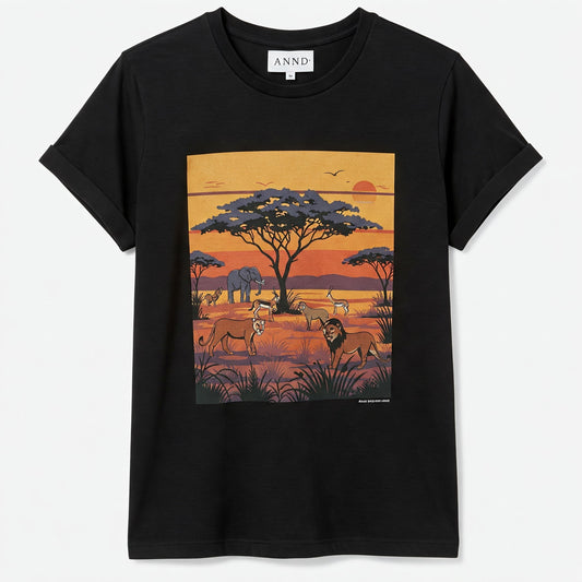 Savane T-shirt Black A